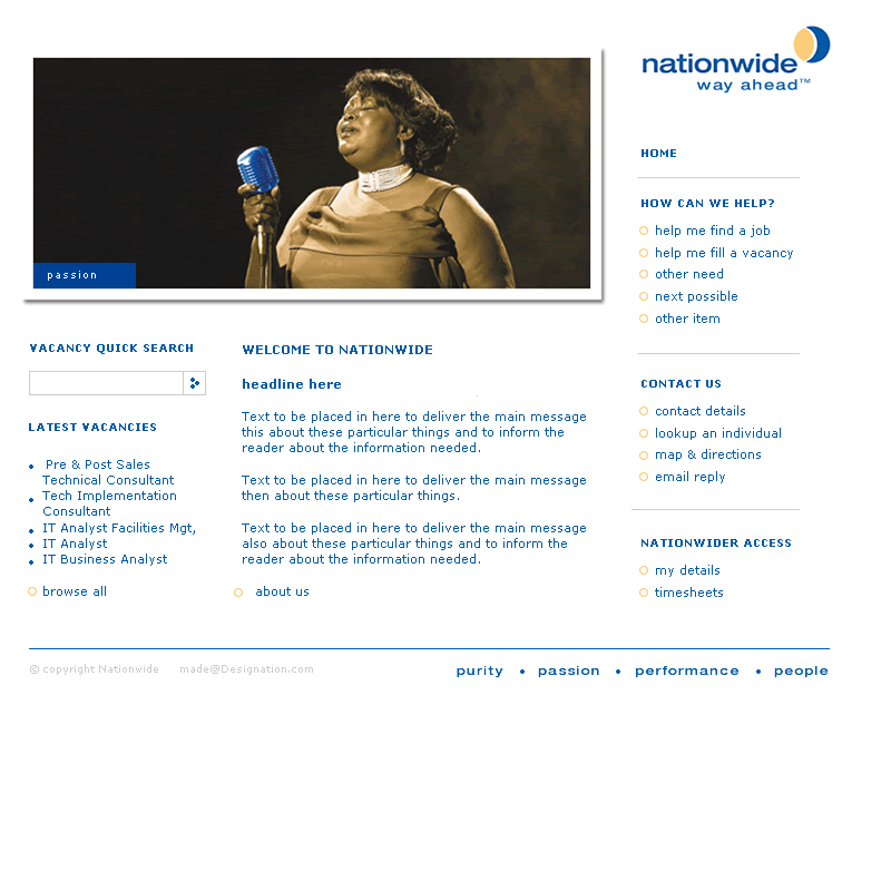 Option 4 - Home page