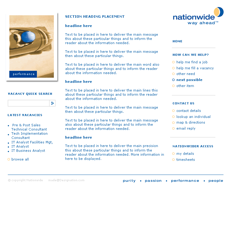 Option 4 - Sub page