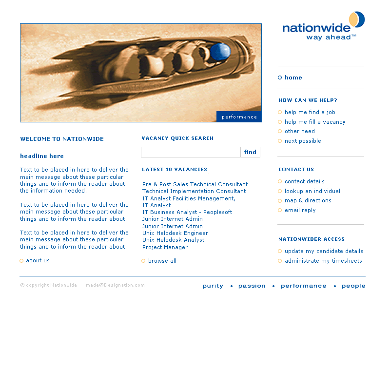 Option 5 - Home page