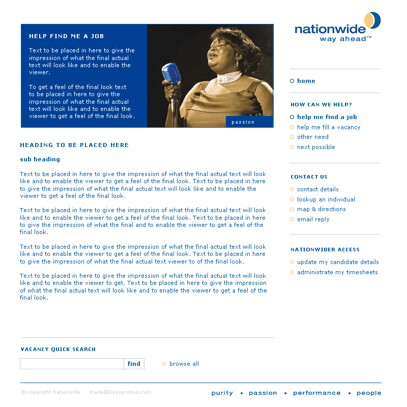 Option 5 - Sub page
